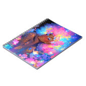 Fantasy Vrouw Afrikaanse Amerikaanse Kunst Notitieboek (Linkerzijde)
