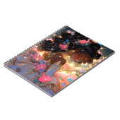 Fantasy Vrouw Afrikaanse Amerikaanse Kunst Notitieboek (Linkerzijde)