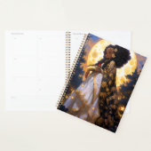 Fantasy Vrouw Afrikaanse Amerikaanse Kunst Planner (Display)