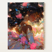 Fantasy Vrouw Afrikaanse Amerikaanse Kunst Planner (Achterkant)