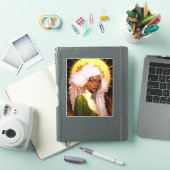Fantasy Vrouw Afrikaanse Amerikaanse Kunst Sticker (iPad Cover)