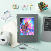 Fantasy Vrouw Afrikaanse Amerikaanse Kunst Sticker (iPad Cover)