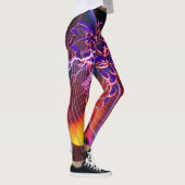 Fantasy vuurspuwende draak leggings (Rechts)
