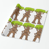 Fantasy Walking Tree Cadeaupapier (Uitgerold)