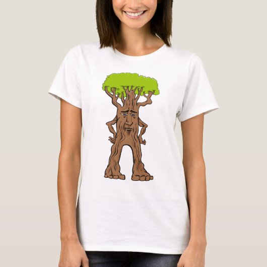 Fantasy Walking Tree T-shirt (Voorkant)