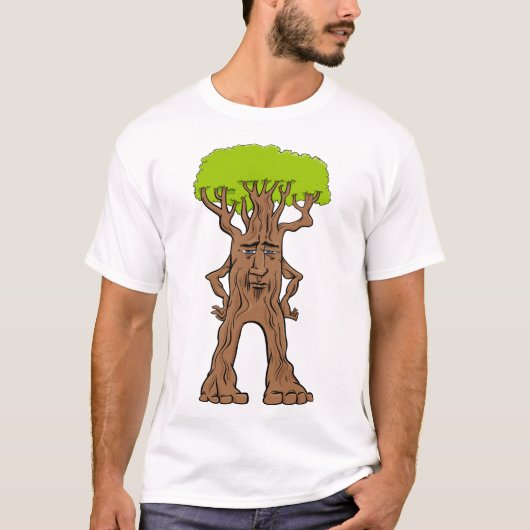 Fantasy Walking Tree T-shirt (Voorkant)