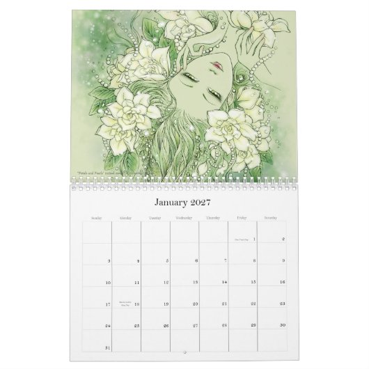 Fantasy Wall Calendar Kalender (Jan 2027)