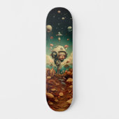 Fantasy wandkunst skateboard. persoonlijk skateboard (Voorkant)