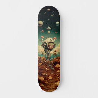 Fantasy wandkunst skateboard. persoonlijk skateboard