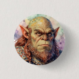 Fantasy Warrior: Dagar Ronde Button 3,2 Cm
