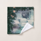 Fantasy Waterfall Cascade Bad Handdoek (Wasdoekje)