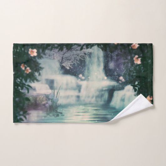 Fantasy Waterfall Cascade Bad Handdoek (Handdoek)