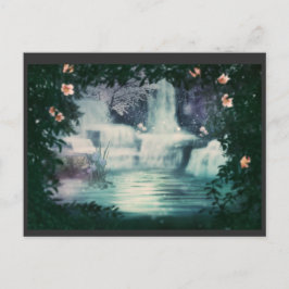 Fantasy Waterfall Cascade Briefkaart