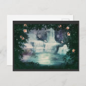 Fantasy Waterfall Cascade Briefkaart (Voorkant / Achterkant)
