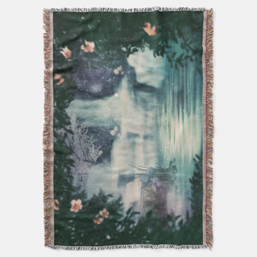 Fantasy Waterfall Cascade Deken (Voorkant Verticaal)