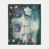 Fantasy Waterfall Cascade Fleece Deken (Voorkant)