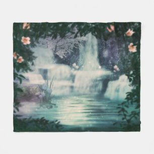 Fantasy Waterfall Cascade Fleece Deken