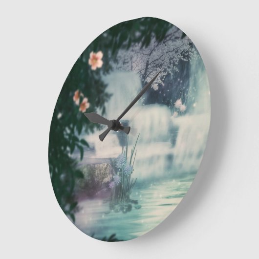 Fantasy Waterfall Cascade Grote Klok (Hoek)