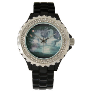 Fantasy Waterfall Cascade Horloge