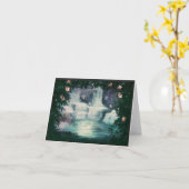 Fantasy Waterfall Cascade Kaart (Gele Bloem)