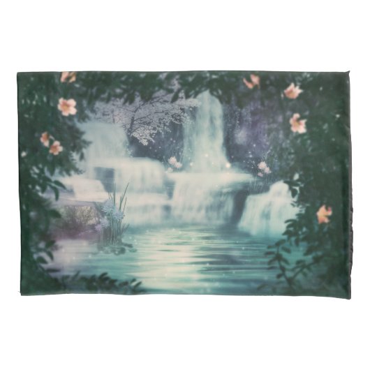 Fantasy Waterfall Cascade Kussensloop (Voorkant)