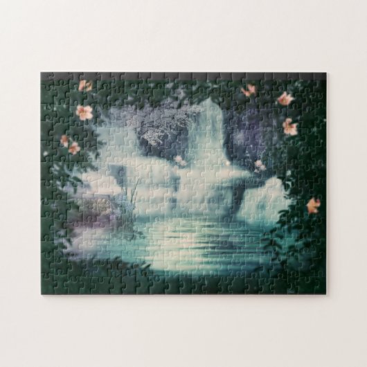 Fantasy Waterfall Cascade Legpuzzel (Horizontaal)