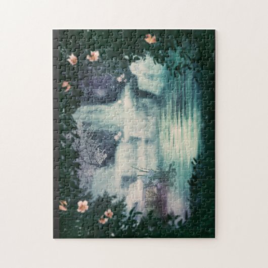 Fantasy Waterfall Cascade Legpuzzel (Verticaal)