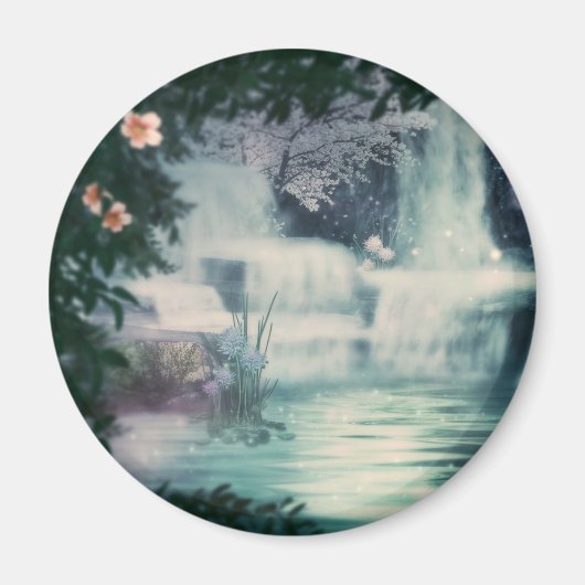 Fantasy Waterfall Cascade Magneet (Voorkant)