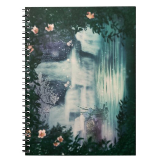 Fantasy Waterfall Cascade Notitieboek (Voorkant)