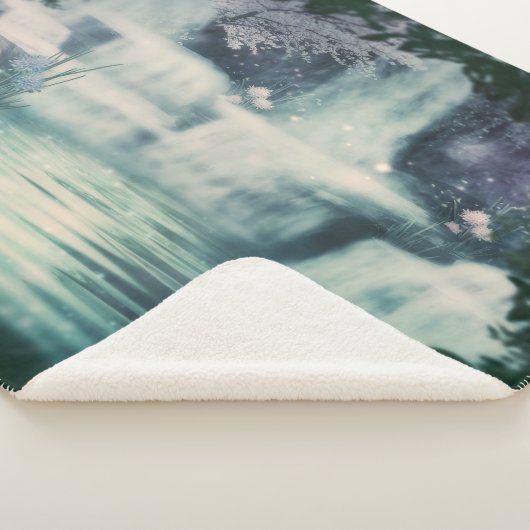 Fantasy Waterfall Cascade Sherpa Deken (3/4)