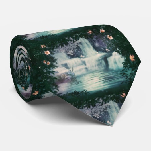 Fantasy Waterfall Cascade Stropdas (Opgerold)