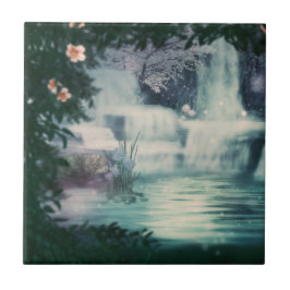 Fantasy Waterfall Cascade Tegeltje