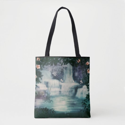 Fantasy Waterfall Cascade Tote Bag (Voorkant)