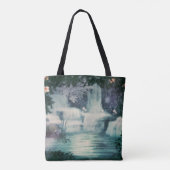 Fantasy Waterfall Cascade Tote Bag (Achterkant)