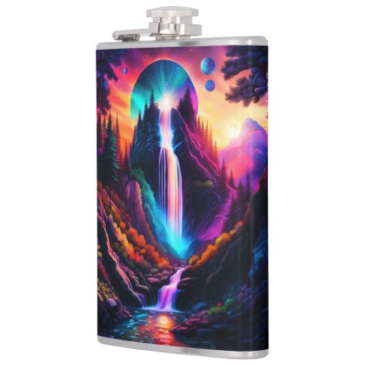 Fantasy Waterfall Heupfles (Links)