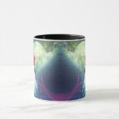 Fantasy-watervallandschap-kunst-koffiemok Mok (Midden)