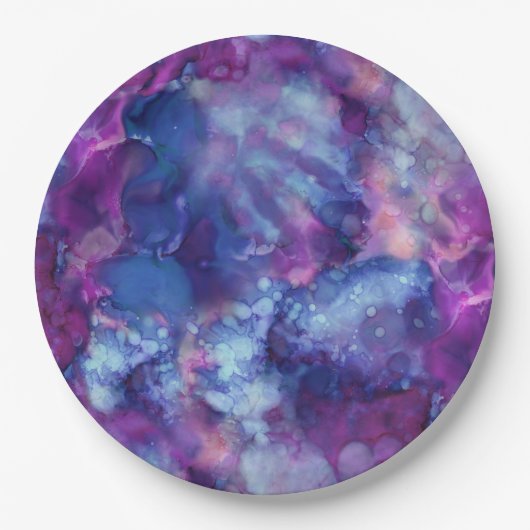 Fantasy waterverf - Deep Space Vibe : Papieren Bordje (Voorkant)