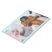 Fantasy Waterverf Illustratie Beest rijden Tijger Notitieblok (Schuin)