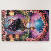 Fantasy Waterverf kunst van Lantern-Lit  boot Legpuzzel (Horizontaal)