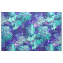 Fantasy waterverven, in koele blauwe tinten: stof