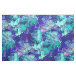 Fantasy waterverven, in koele blauwe tinten: stof