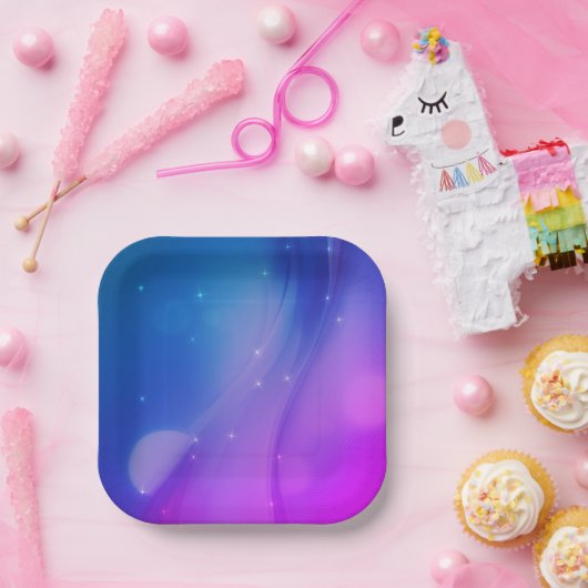 Fantasy Wave Papieren Bordje (Feest)