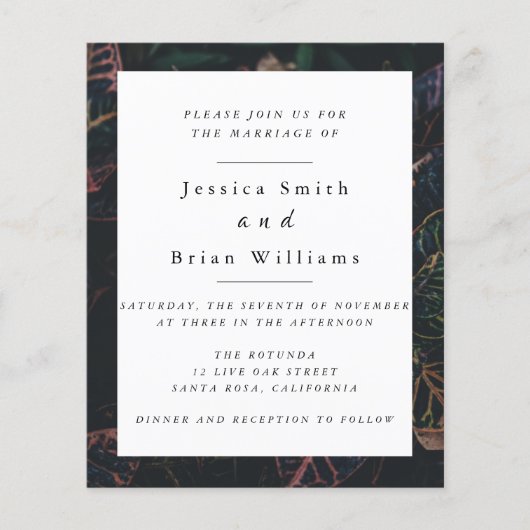 Fantasy Wedding Flyer (Voorkant)