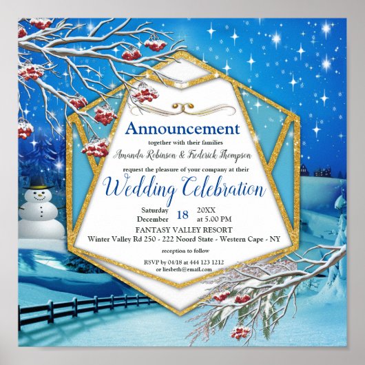 Fantasy Wedding Poster (Voorkant)