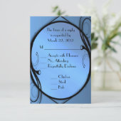 Fantasy Wedding RSVP met menukeuze (Staand voorkant)