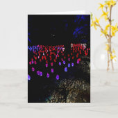 Fantasy wenskaart kaart (Gele Bloem)