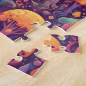 Fantasy Wereld Kleurrijke Magic Kingdom Legpuzzel (Zijkant)