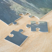 Fantasy Wereld met een Vrouw op een Cliff Puzzel (Zijkant)