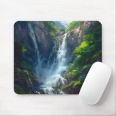 Fantasy Wereld Waterval Muismat (Met muis)