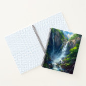 Fantasy Wereld Waterval Notitieboek (Binnen)